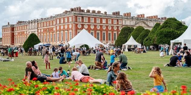 Hampton Court Palace Food Festival - late August bank holiday weekend