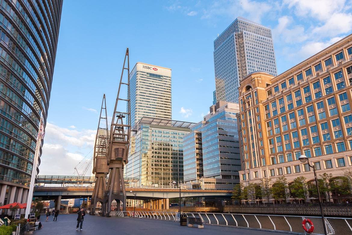 Canary Wharf & The Docklands - Modern Architecture